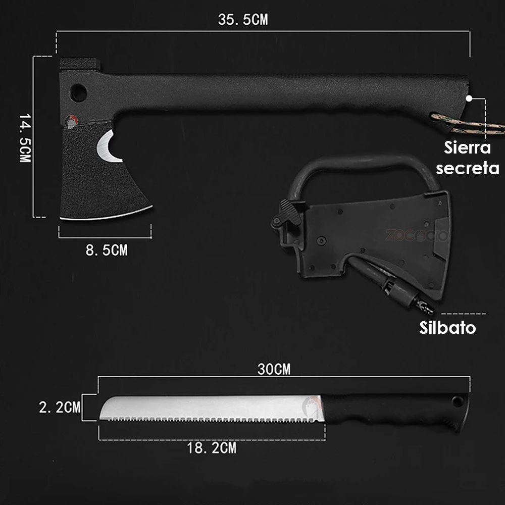 Miniatura 2 de Hacha De Supervivencia Para Caza Camping